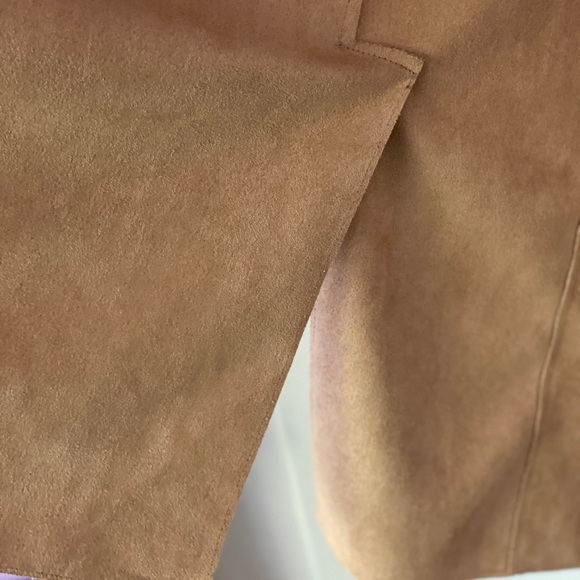 Blank NYC suede faux snakeskin trench coat jacket - Picture 6 of 8